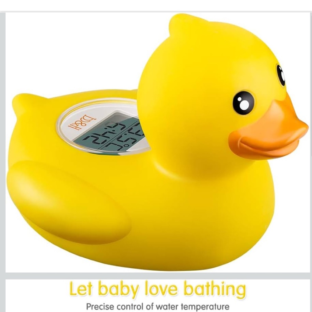 NWT Yellow Duck Baby Bath or Room Digital Thermometer